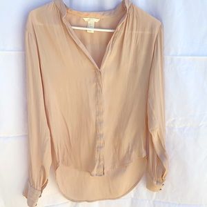 H&M Blush pink blouse size 2